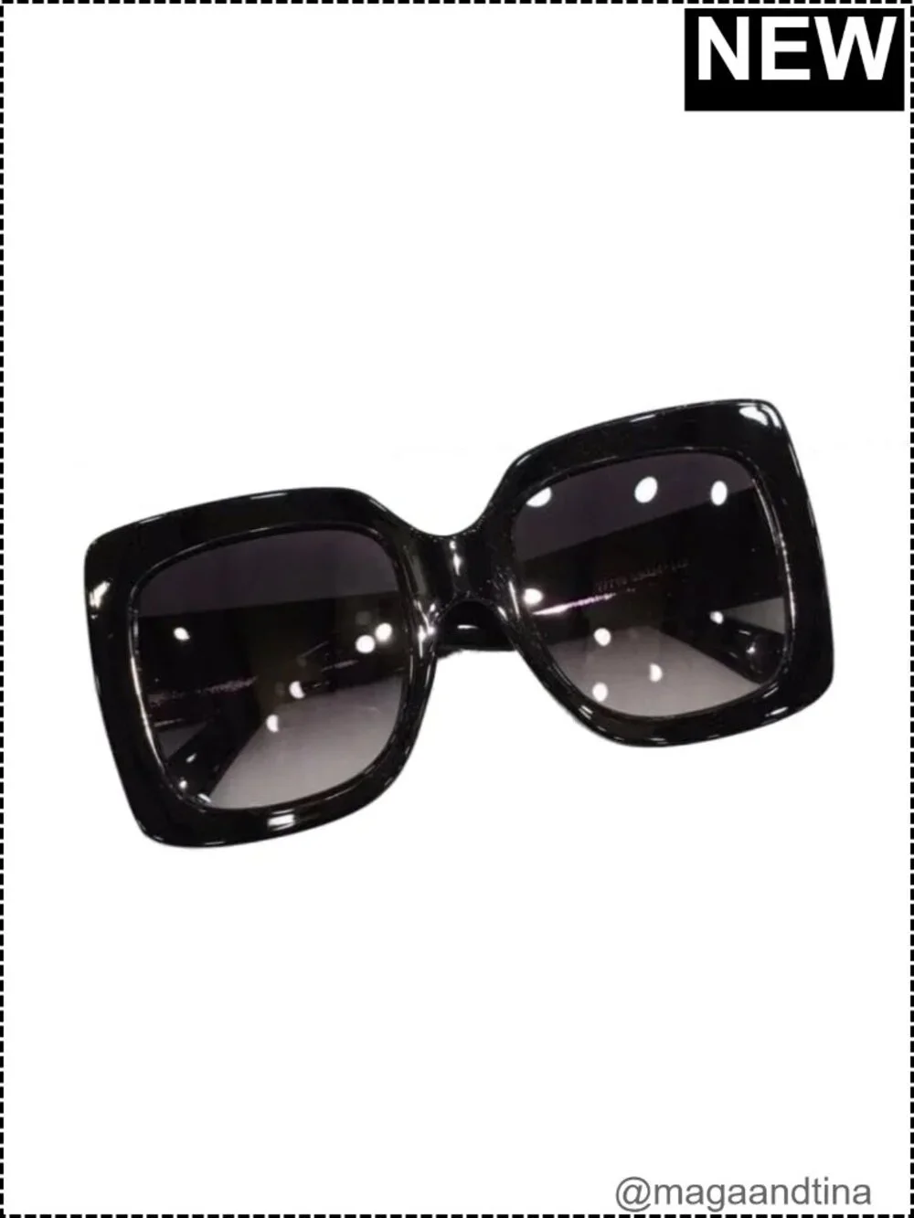 Oversized Square Sunglasses Gradient Lens UV Protection Lightweight Women